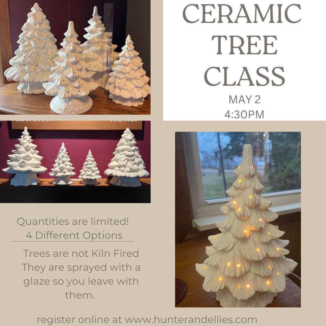 Ceramic Tree Painting Class - May 2