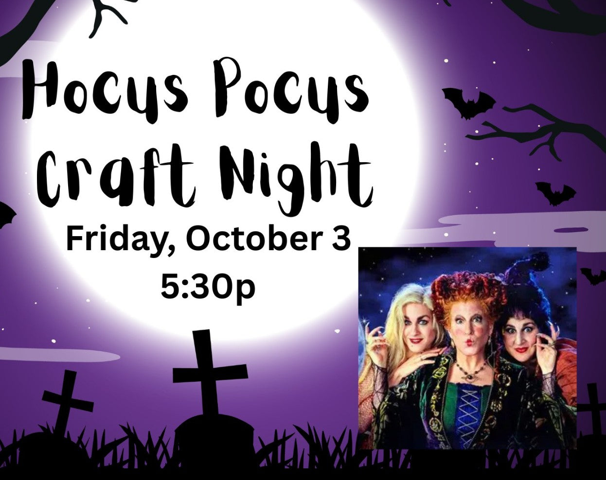 Hocus Pocus Craft Night