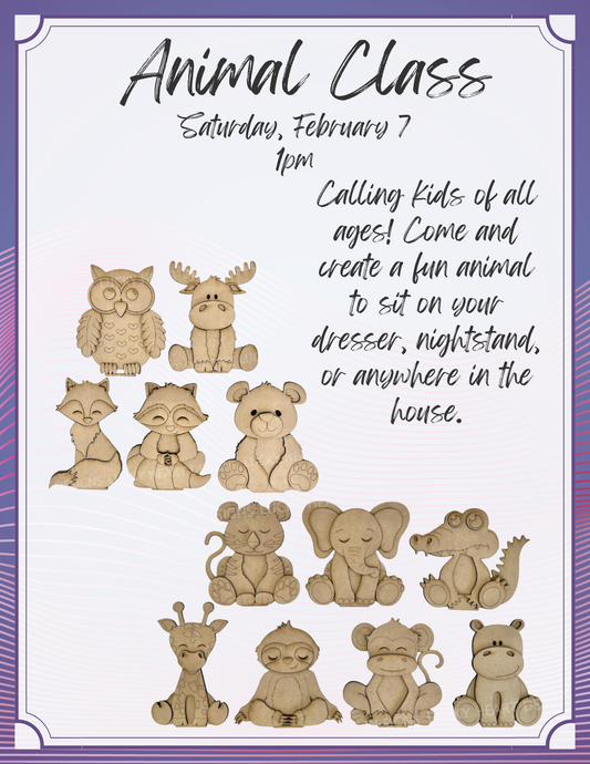 Animal Class - All Ages - February 7