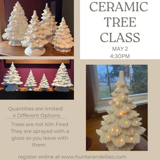 Ceramic Tree Painting Class - May 2