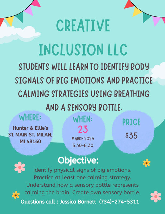 Creative Inclusion Class - Monday, March 23