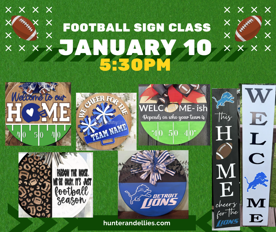 Football Sign Class - January 10