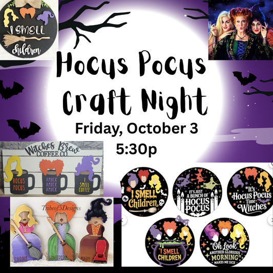 Hocus Pocus Craft Night