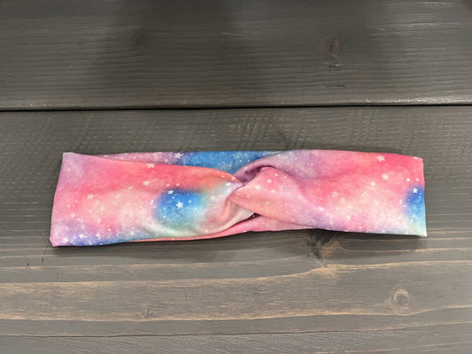 Pink Galaxy Headband