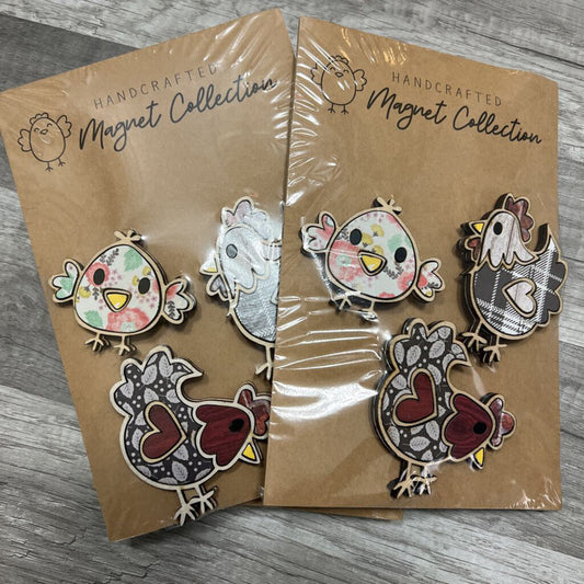 Chicken magnet sets