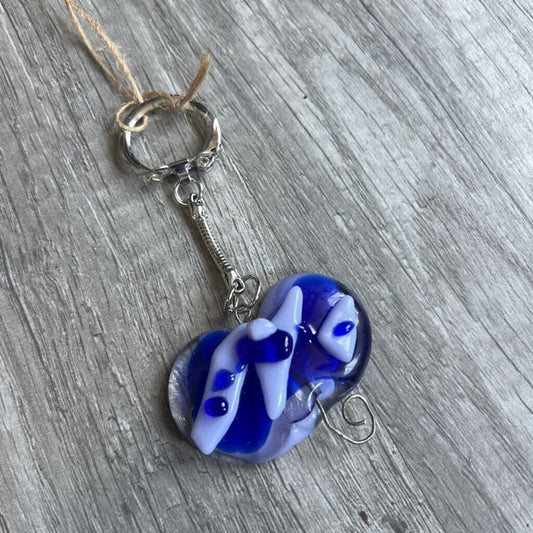 Blue/Violet Keychain