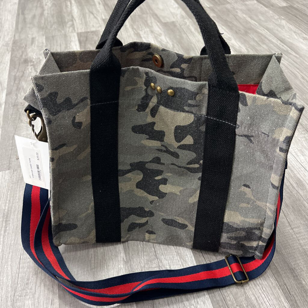 CANVAS CAMO TOTE