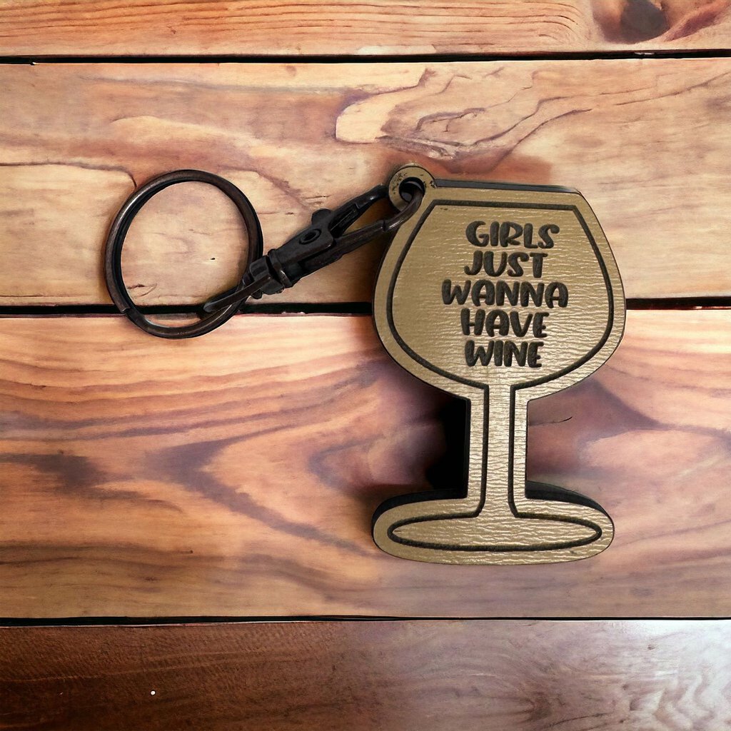 Wine keychains