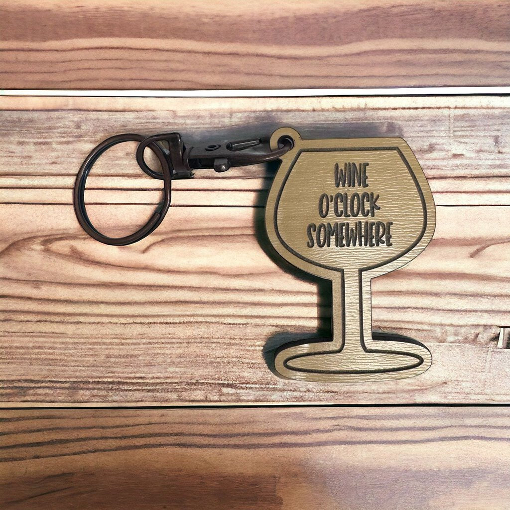 Wine keychains