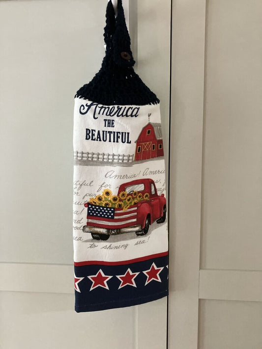 America the Beautiful - Hanging Towel
