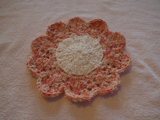 Crochet Flower Scrubby