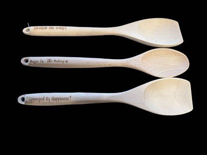 Engraved spoons
