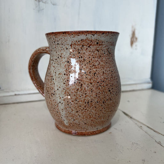 Speckled mug, dark stoneware