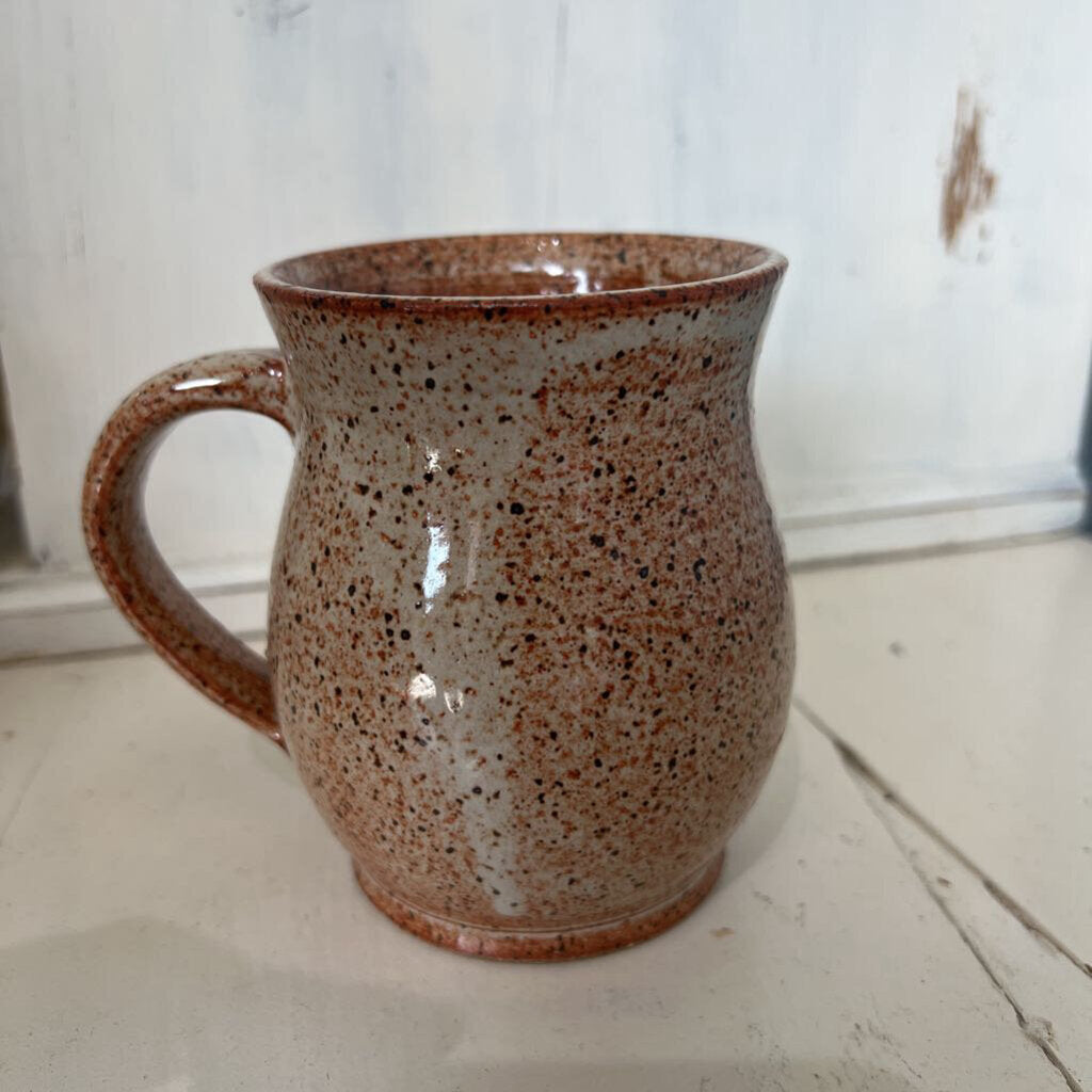 Speckled mug, dark stoneware