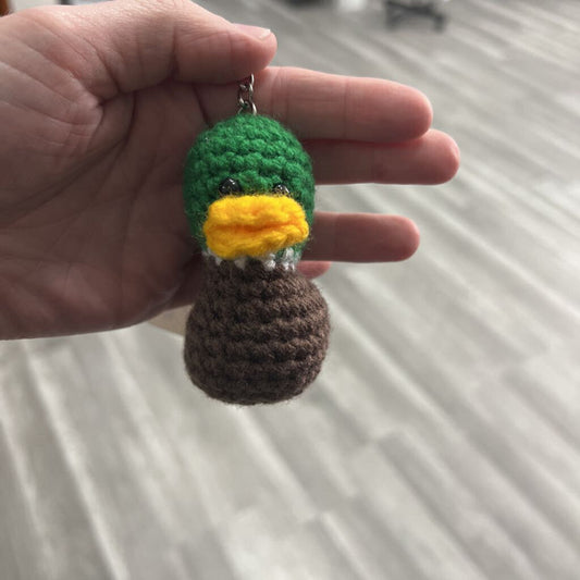 Mini duck keychain