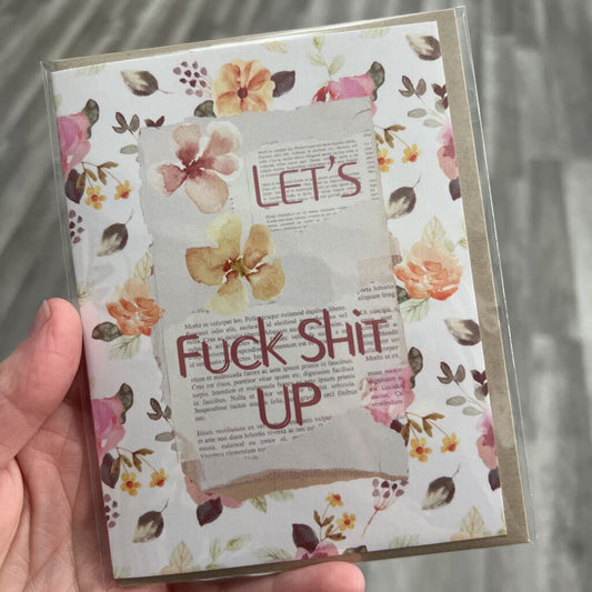 Let's F S up card