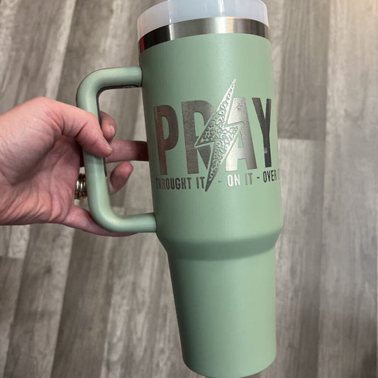 30oz Tumbler Praying