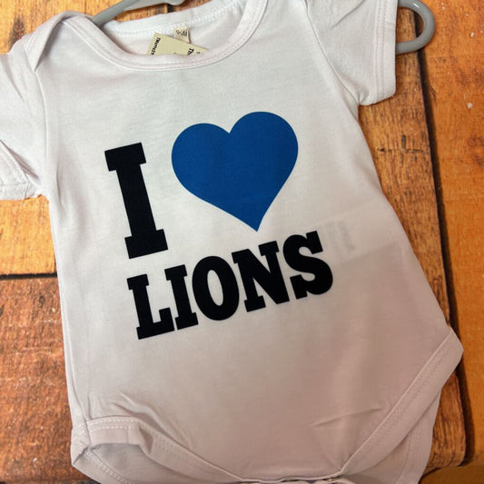 Onesie - I <3 Lions