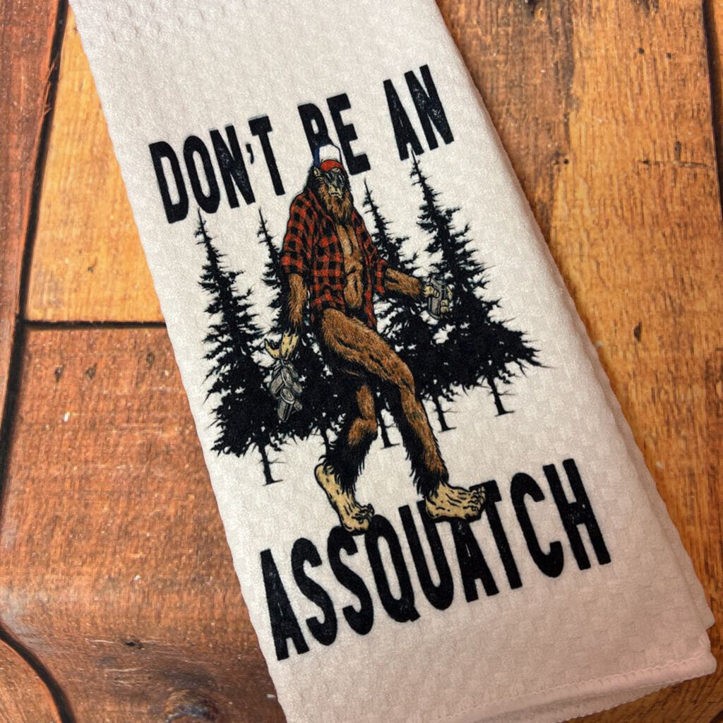 A** Squatch Towel