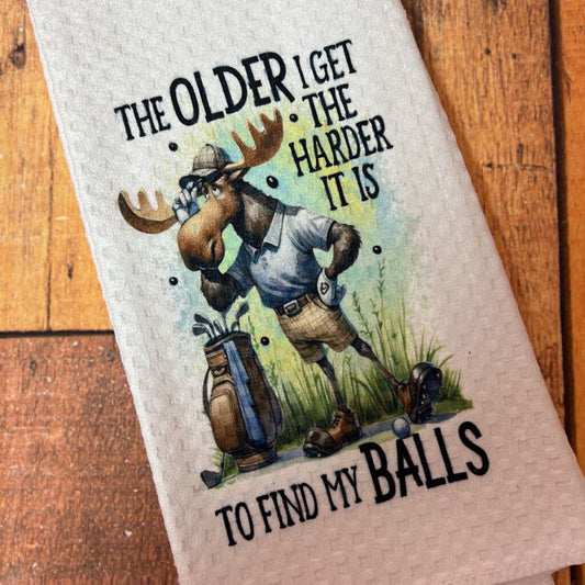 Golf - Harder to find Balls Towel