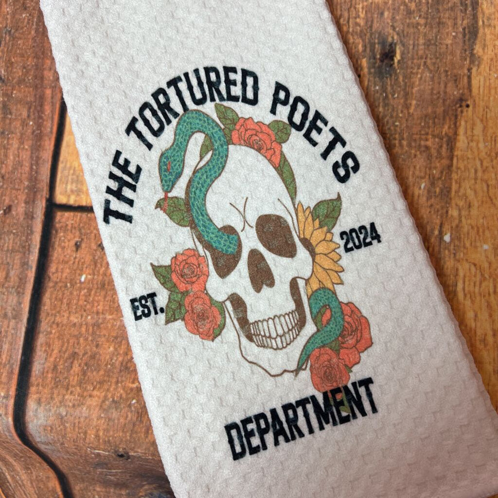 T.Poets Skull Towel