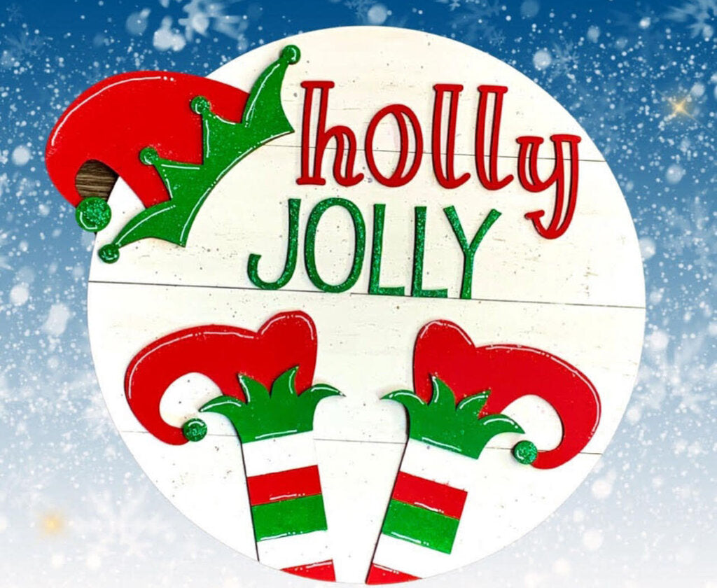 Holly Jolly Sign