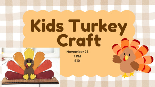 Kid Turkey Craft - Nov 26