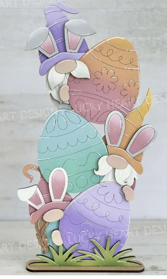 Stacked Easter Egg Gnomes - 4/5 Class