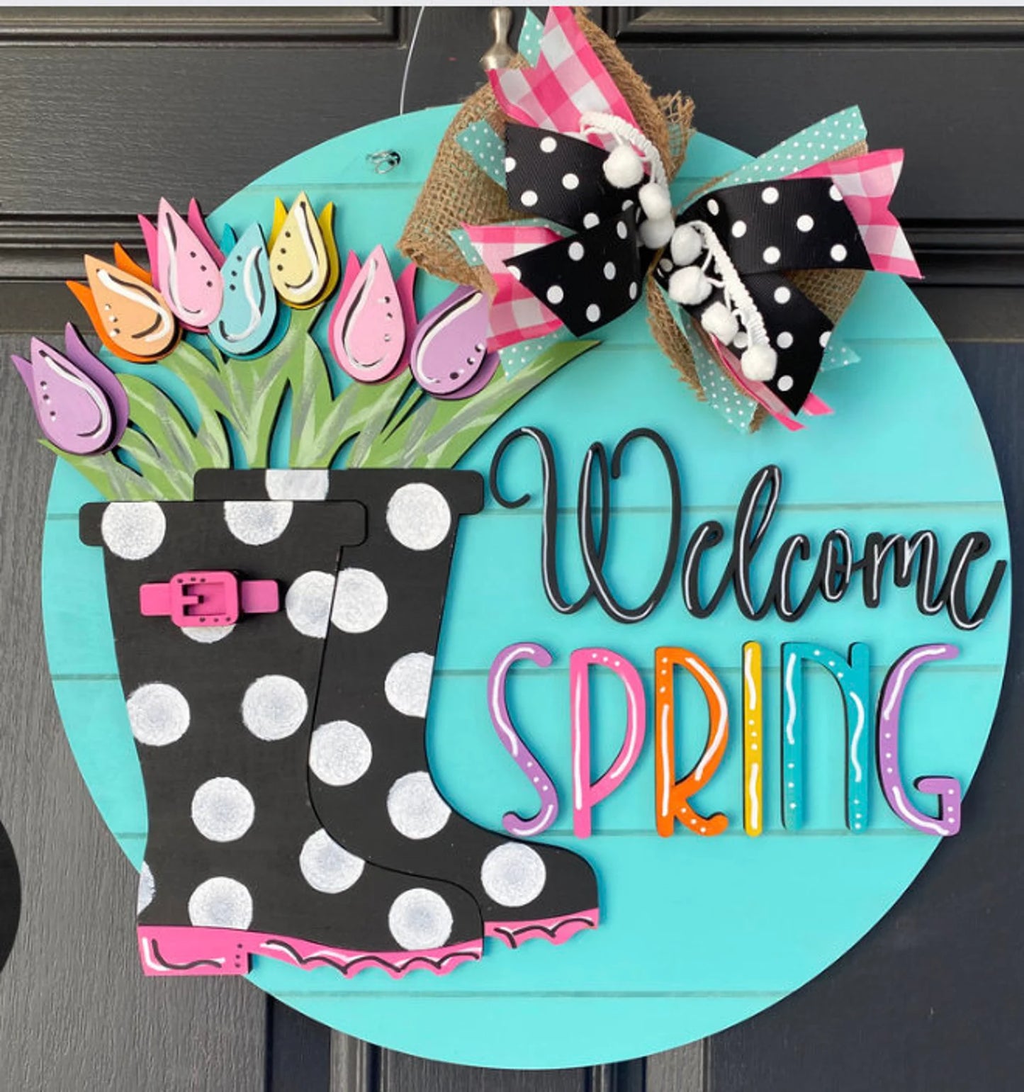 Welcome Boots Door Sign Class - April 4