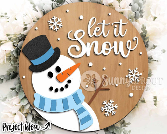 Let it Snow Snowman