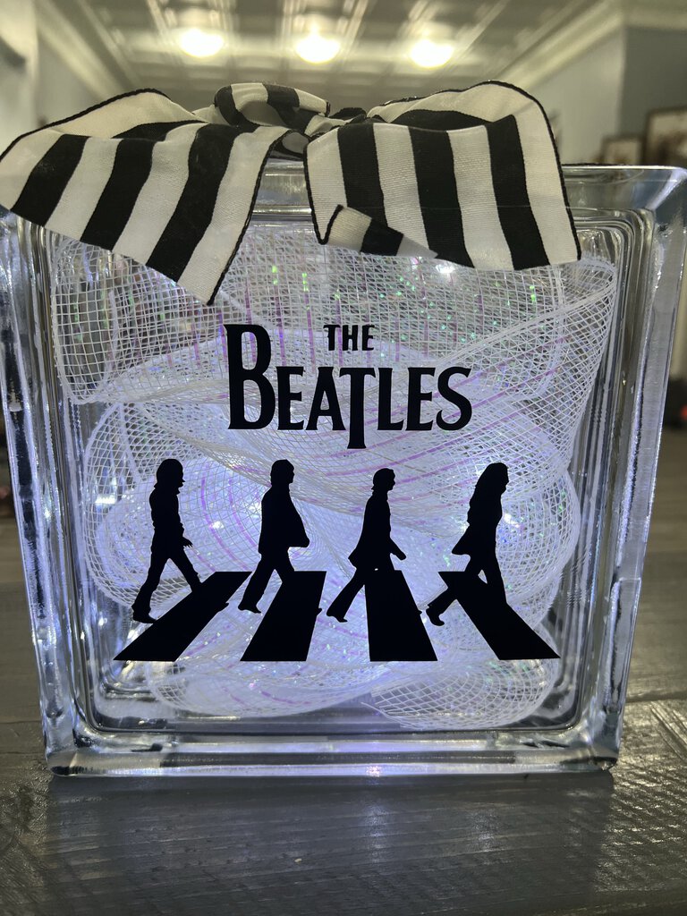 Beatles Glass Block