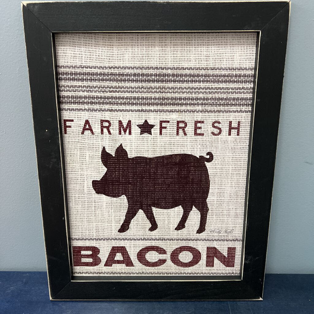 Farm fresh bacon sign