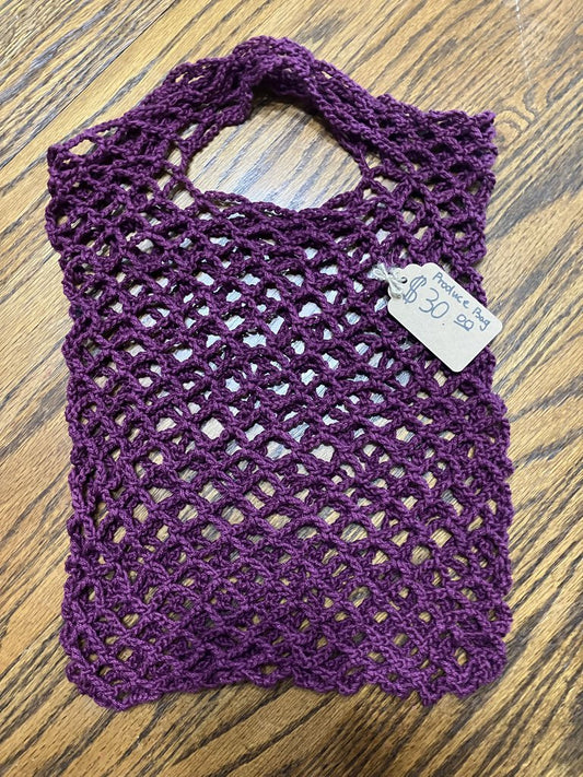 Crochet Mesh Produce Bag