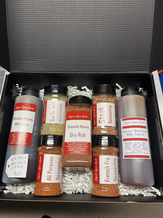 bbq sauce and spice gift set